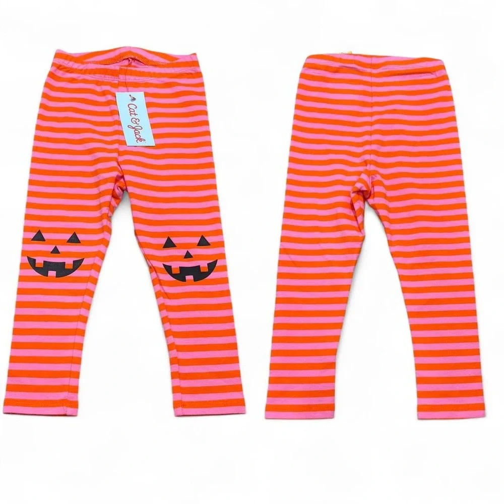 Kidcore Halloween Outfit Set 2T Peppa Pig x Cat & Jack Witchy Jack-O-Lantern